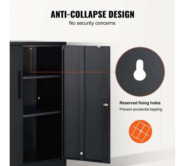 Metalinė spintelė su reguliuojamomis lentynomis4