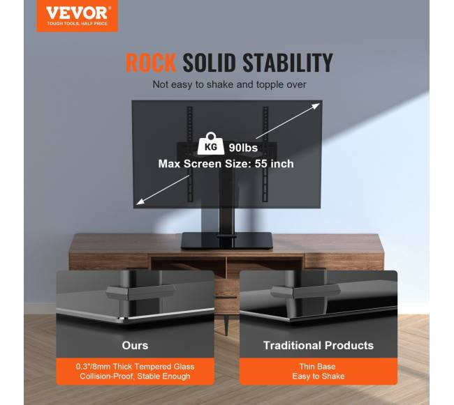 TV stovo laikiklis 32-55 colių ekranams1