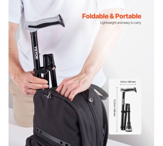 Sulankstoma vaikščiojimo lazda su reguliuojamu aukščiu4