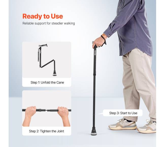 Sulankstoma vaikščiojimo lazda su reguliuojamu aukščiu5