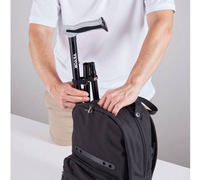 Sulankstoma vaikščiojimo lazda su reguliuojamu aukščiu7