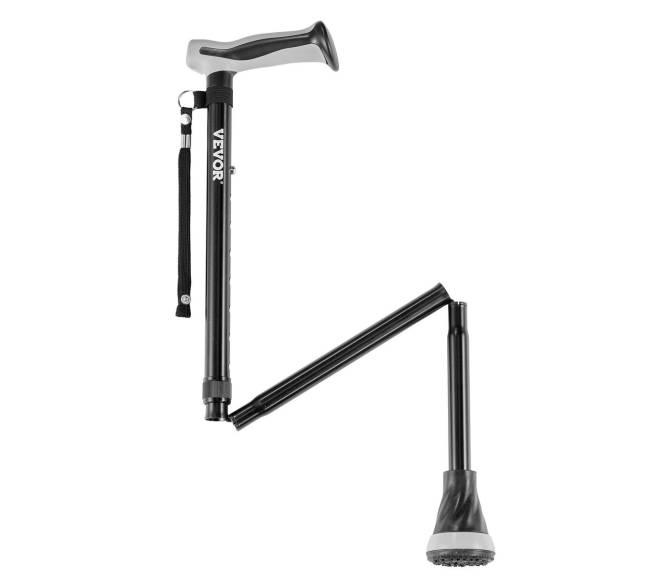 Sulankstoma vaikščiojimo lazda su reguliuojamu aukščiu9