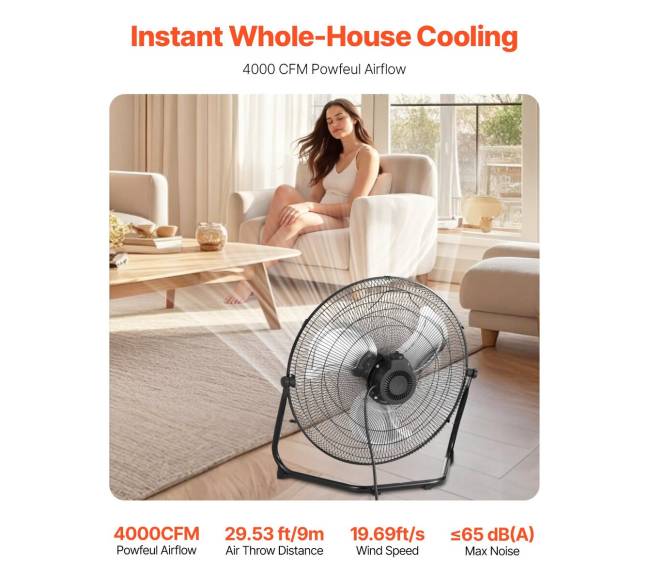 45 cm grindų ventiliatorius su 360 pasvirimu1