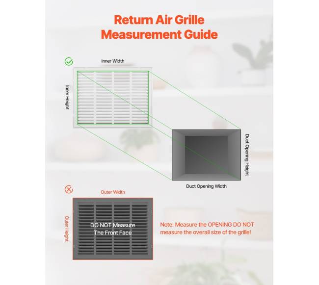 Oro filtro grotelės ventiliacijai 60 x 45 cm1