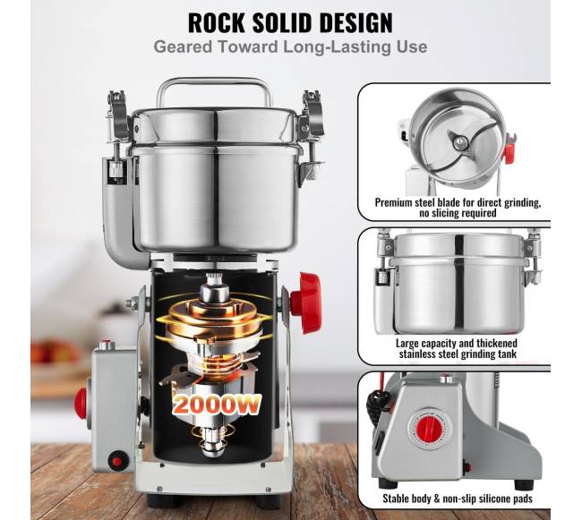 750g elektrinis pramoninis prieskonių malūnėlis2