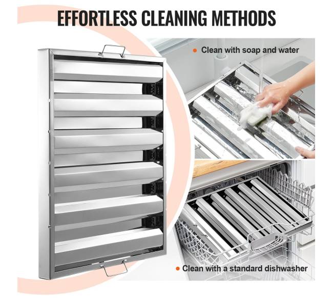 komercinės virtuvės gaubto filtras nerūdijantis plienas4