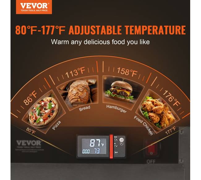 Maisto šildytuvas 4-jų lygių spinta su vandens dėklu1