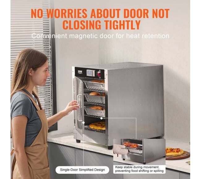 Maisto šildytuvas 4-jų lygių spinta su vandens dėklu5