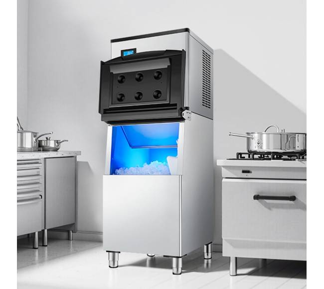 Komercinis ledo gamintuvas su 113 kg talpykla7