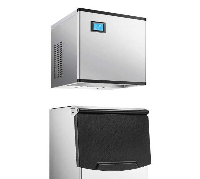 Komercinis ledo gaminimo aparatas 136kg24h su 113kg talpa9