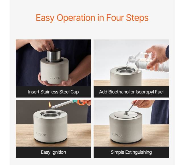 Stalo laužavietė betoninė cilindro formos4