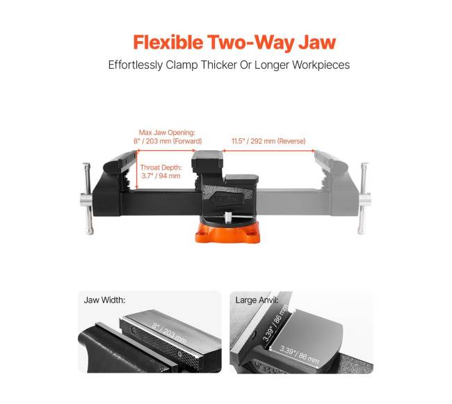 8 colių staliukas su svirti veikiančiu pagrindu2