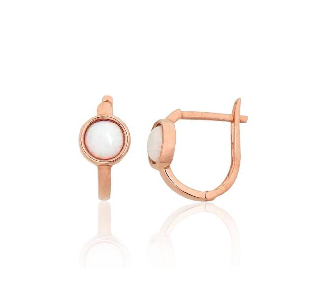 Auksiniai auskarai ant cilindrinės spynos0