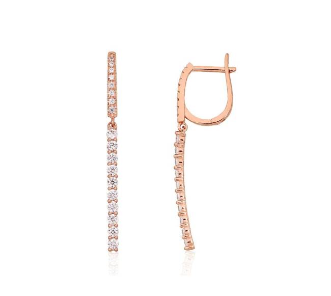 Auksiniai auskarai ant cilindrinės spynos1