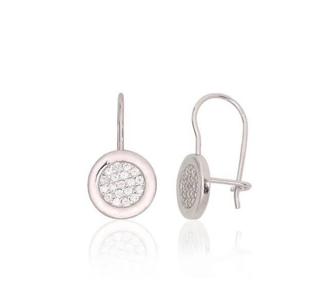 Sidabriniai auskarai ant kabliukų1