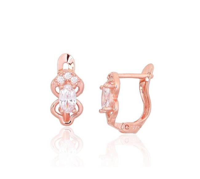 Sidabriniai auskarai ant cilindrinės spynos0