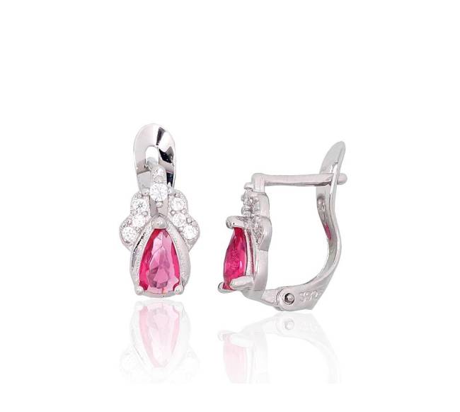 Sidabriniai auskarai ant cilindrinės spynos1