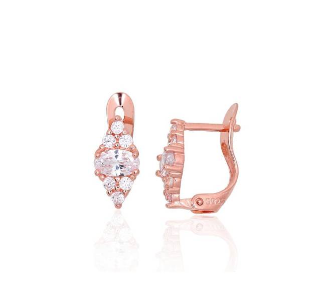 Sidabriniai auskarai ant cilindrinės spynos1