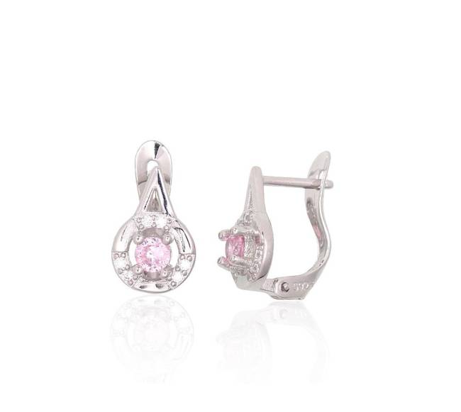 Sidabriniai auskarai ant cilindrinės spynos1