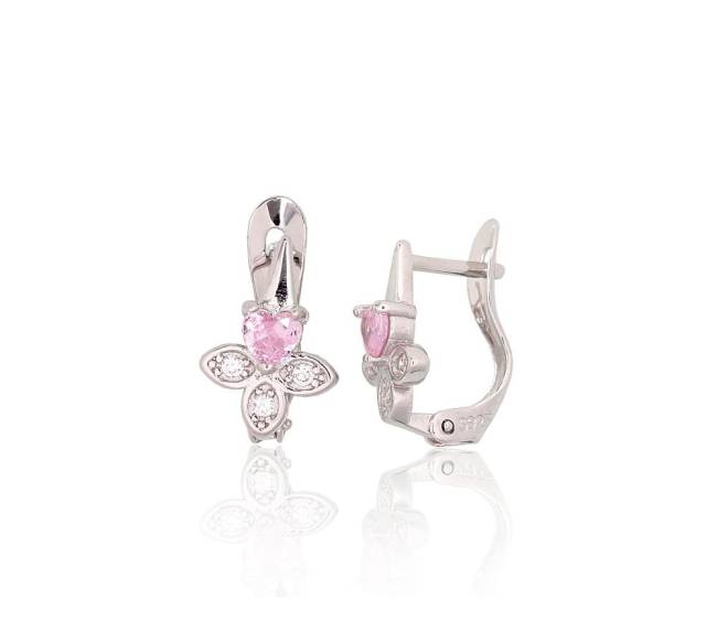 Sidabriniai auskarai ant cilindrinės spynos1