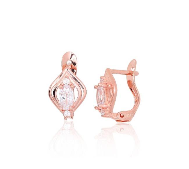 Sidabriniai auskarai ant cilindrinės spynos0