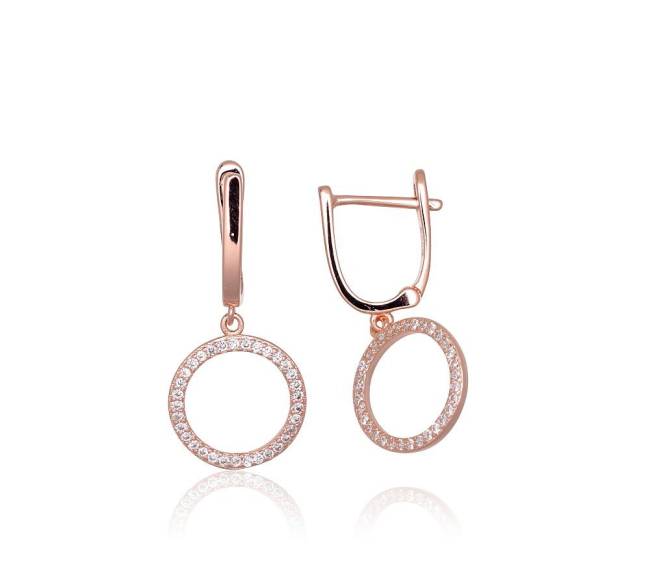 Sidabriniai auskarai ant cilindrinės spynos0