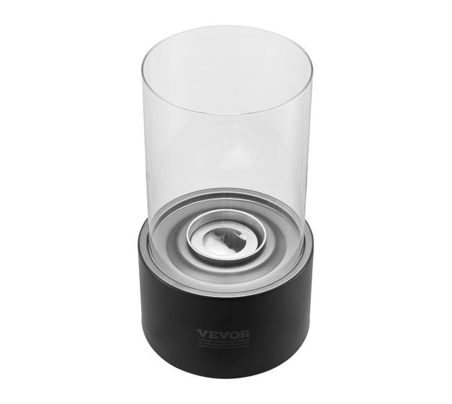 Stalinio židinys iš metalo su stiklu0