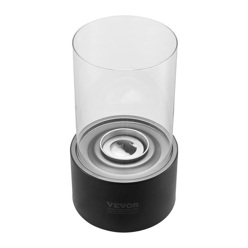 Stalinio židinys iš metalo su stiklu0