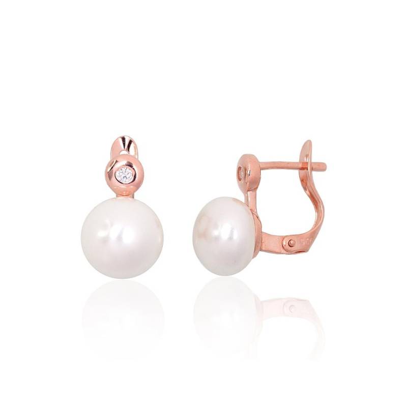 Sidabriniai auskarai ant cilindrinės spynos0