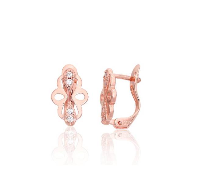 Sidabriniai auskarai ant cilindrinės spynos0