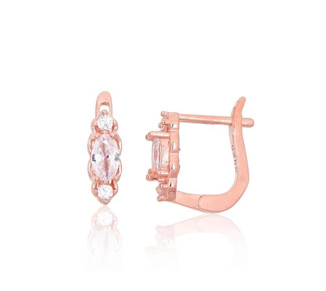 Sidabriniai auskarai ant cilindrinės spynos0