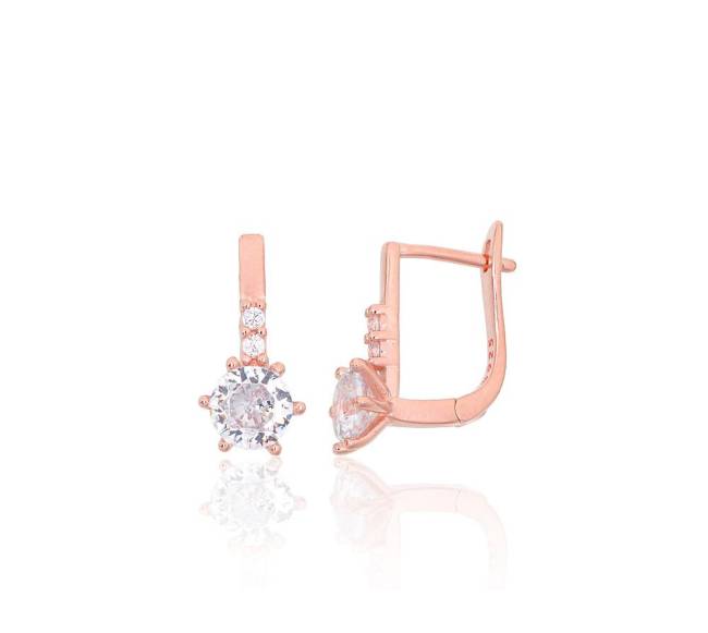 Sidabriniai auskarai ant cilindrinės spynos1