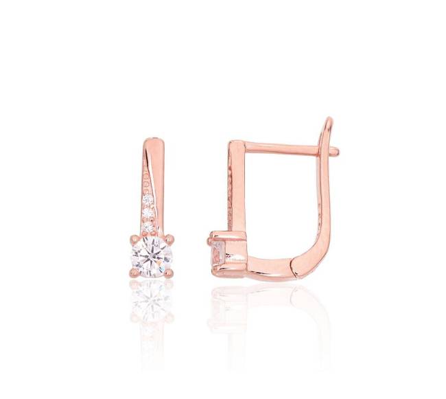 Sidabriniai auskarai ant cilindrinės spynos1