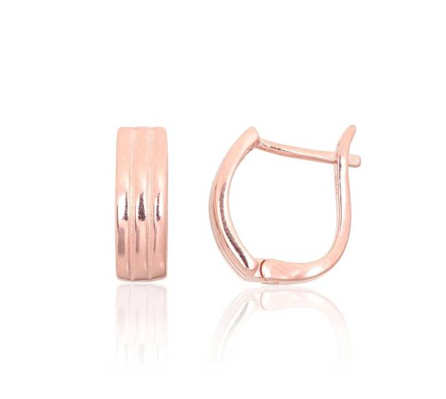 Sidabriniai auskarai ant cilindrinės spynos0