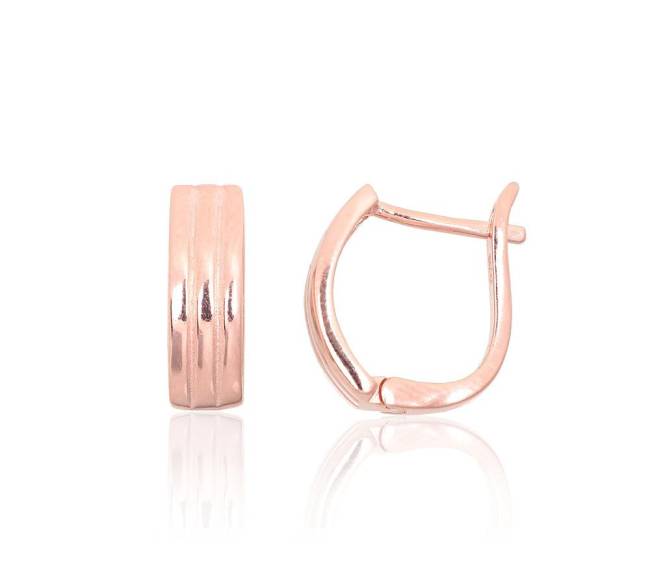 Sidabriniai auskarai ant cilindrinės spynos1