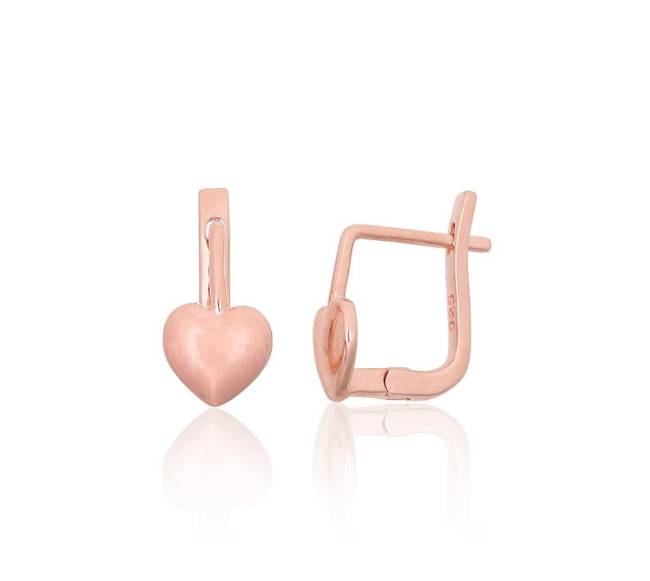 Sidabriniai auskarai ant cilindrinės spynos0