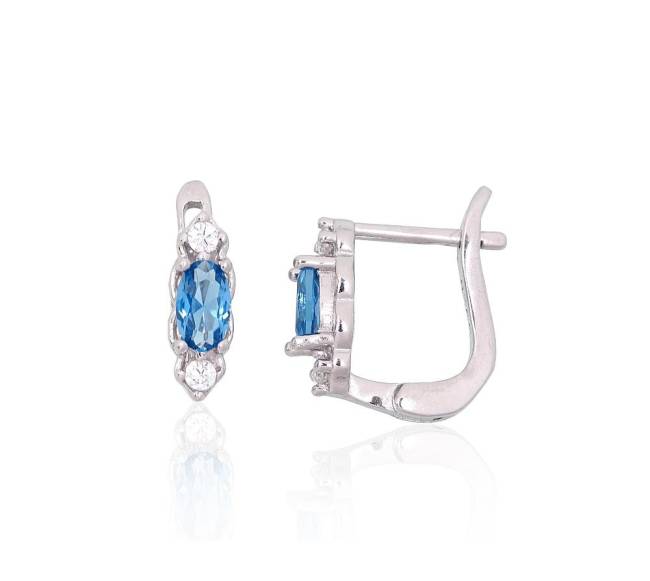 Sidabriniai auskarai ant cilindrinės spynos1