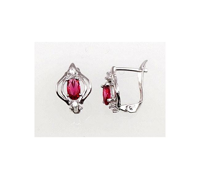 Sidabriniai auskarai ant cilindrinės spynos1