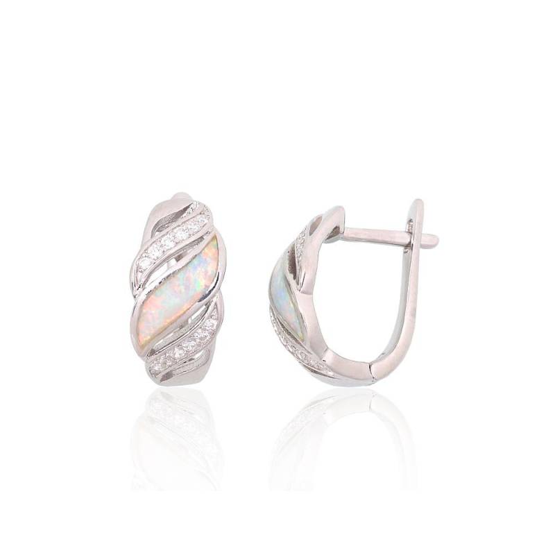 Sidabriniai auskarai –pusetai0