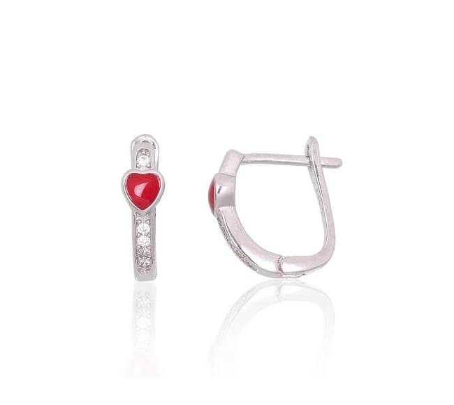 Sidabriniai auskarai ant cilindrinės spynos1