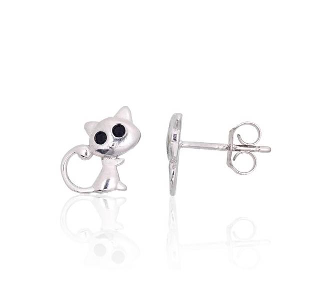 Sidabriniai auskarai –pusetai0