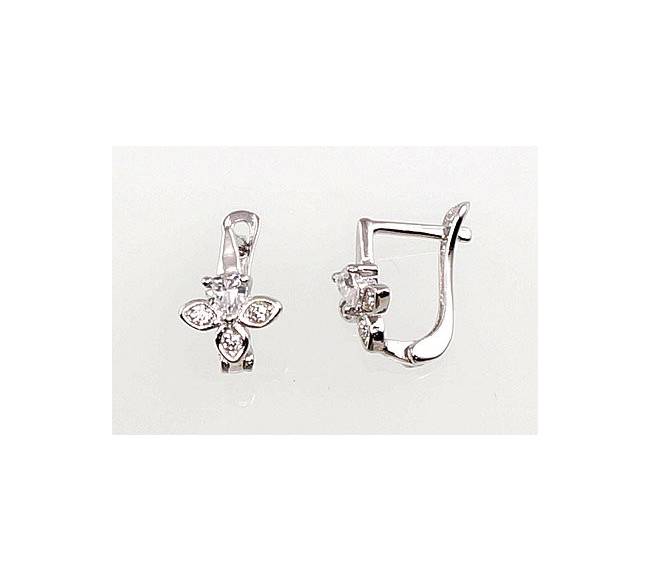 Sidabriniai auskarai ant cilindrinės spynos1