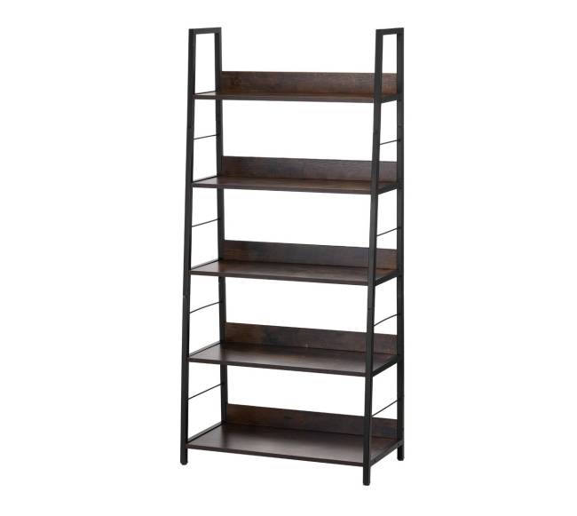 Metalinė knygų lentyna su 5 lentynomis10