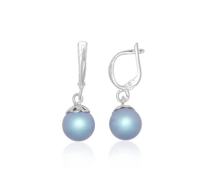 Sidabriniai auskarai ant cilindrinės spynos1