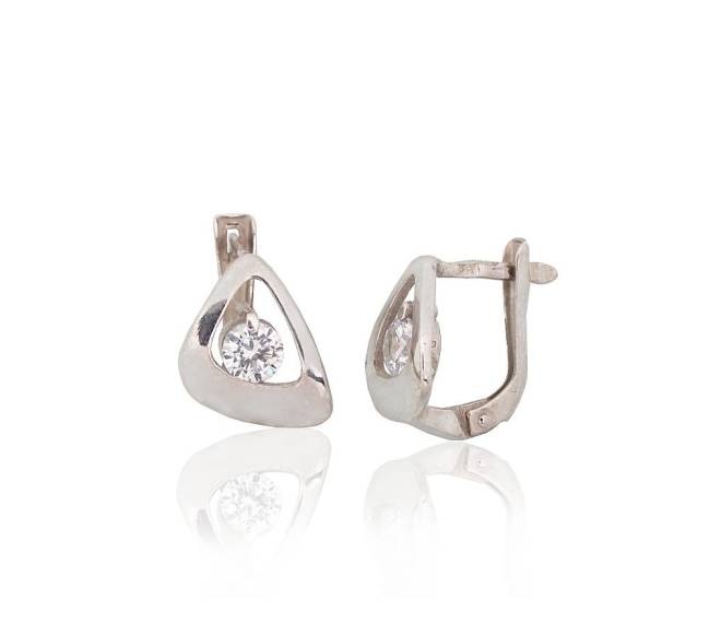 Sidabriniai auskarai ant cilindrinės spynos1