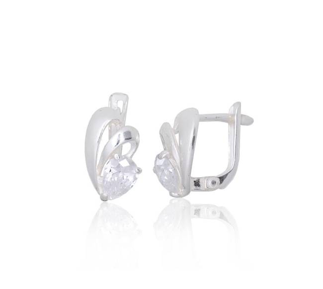 Sidabriniai auskarai ant cilindrinės spynos1