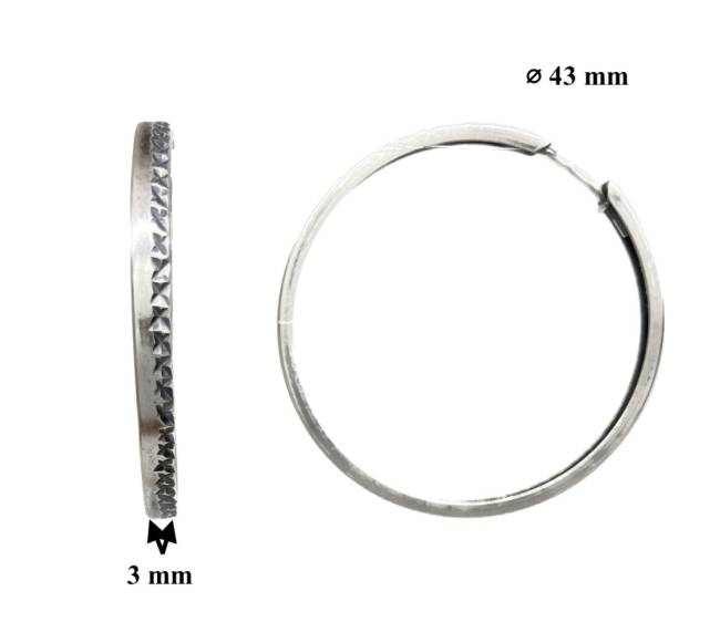 Sidabriniai auskarai rinkės0