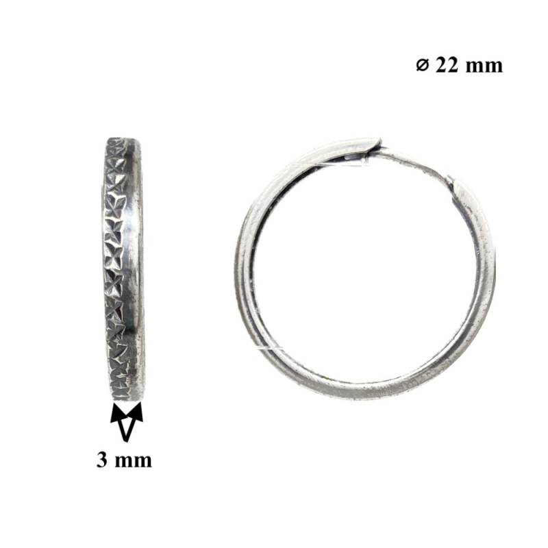 Sidabriniai auskarai rinkės0