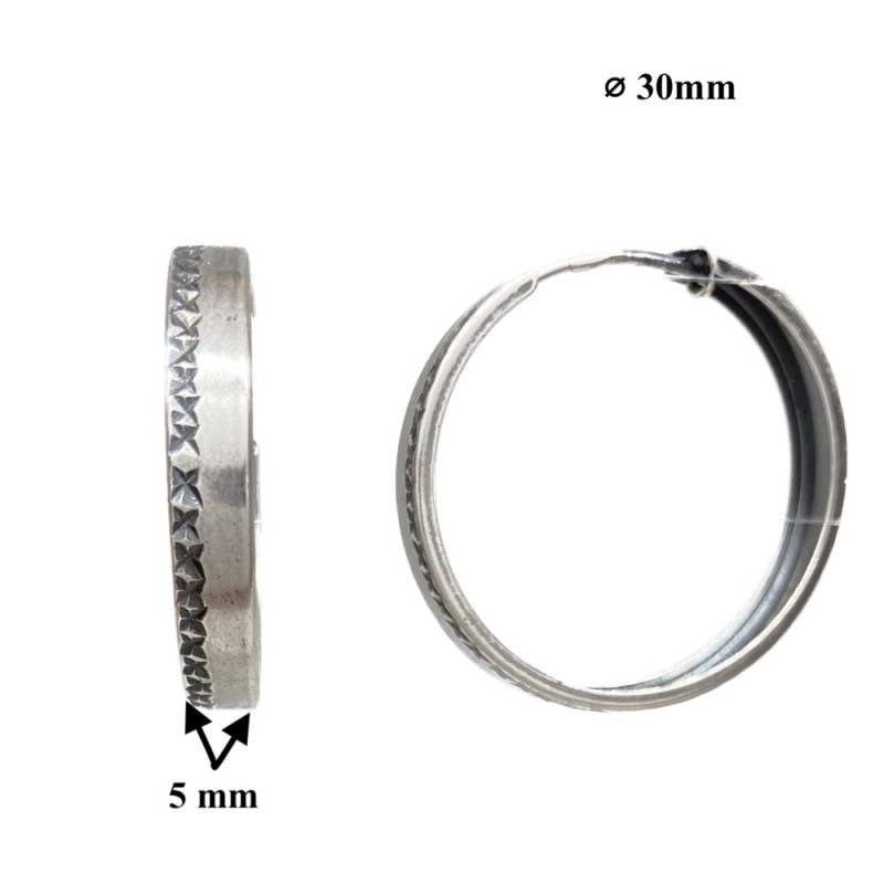 Sidabriniai auskarai rinkės0