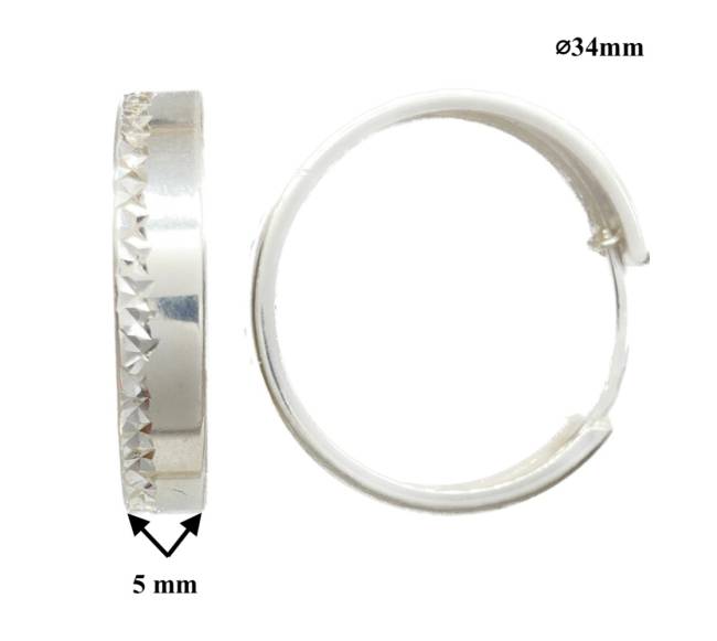 Sidabriniai auskarai rinkės0